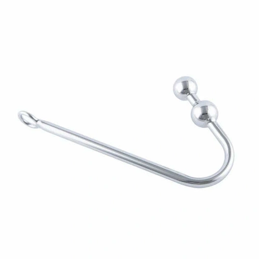 Hook Balls Two Stainless Anal Steel 4417 Pleasurable 0119
